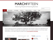 Tablet Screenshot of marchfifteen.ca